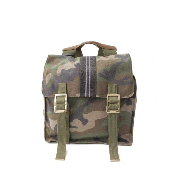 Valentino Military Canvas Backpack