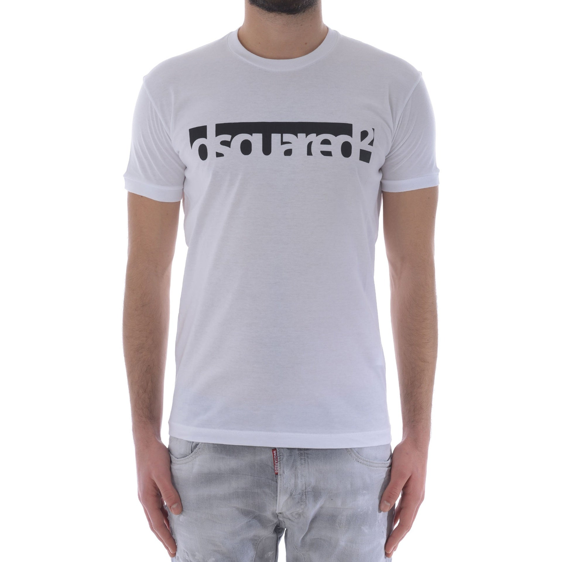 Dsquared2 Cotton Logo T-Shirt - MEN CLOTHING - DSQUARED2 - Tluxy New
