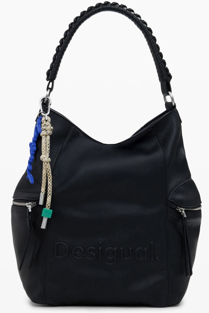 DESIGUAL WOMEN&#39;S BLACK BACKPACK