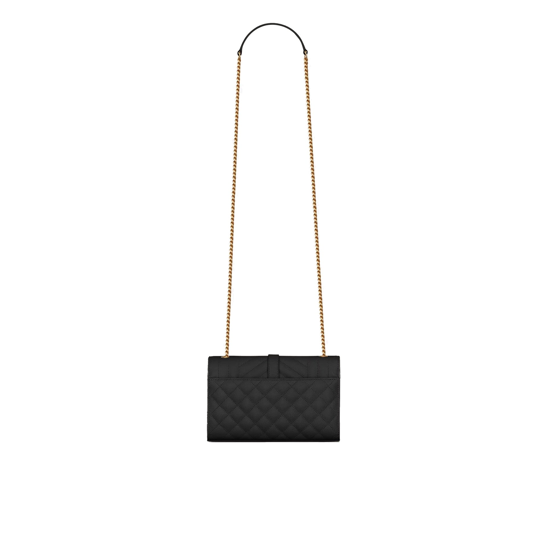 SAINT LAURENT Envelope Small Bag Black – Siebentaschen