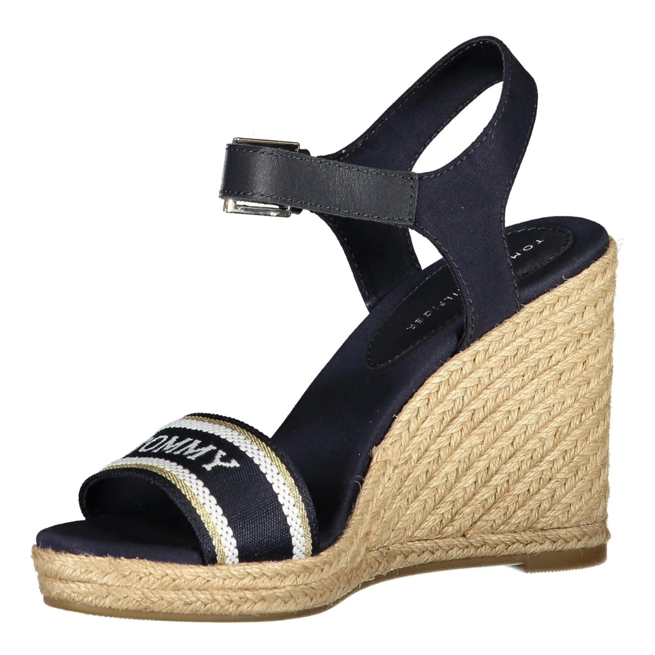 Black Wedge Sandals for Women