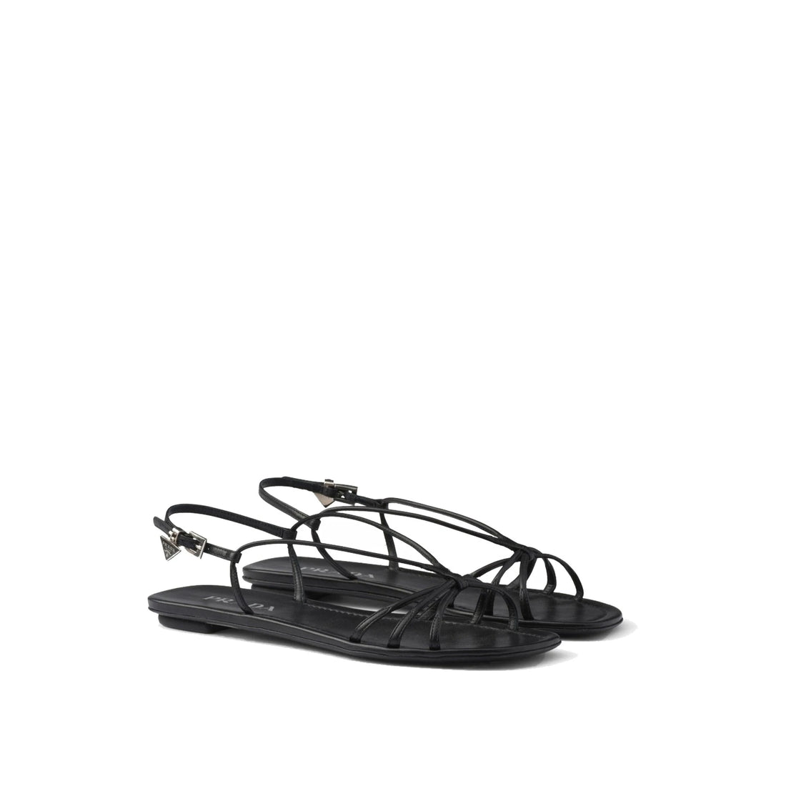 Prada Leather Flat Sandals
