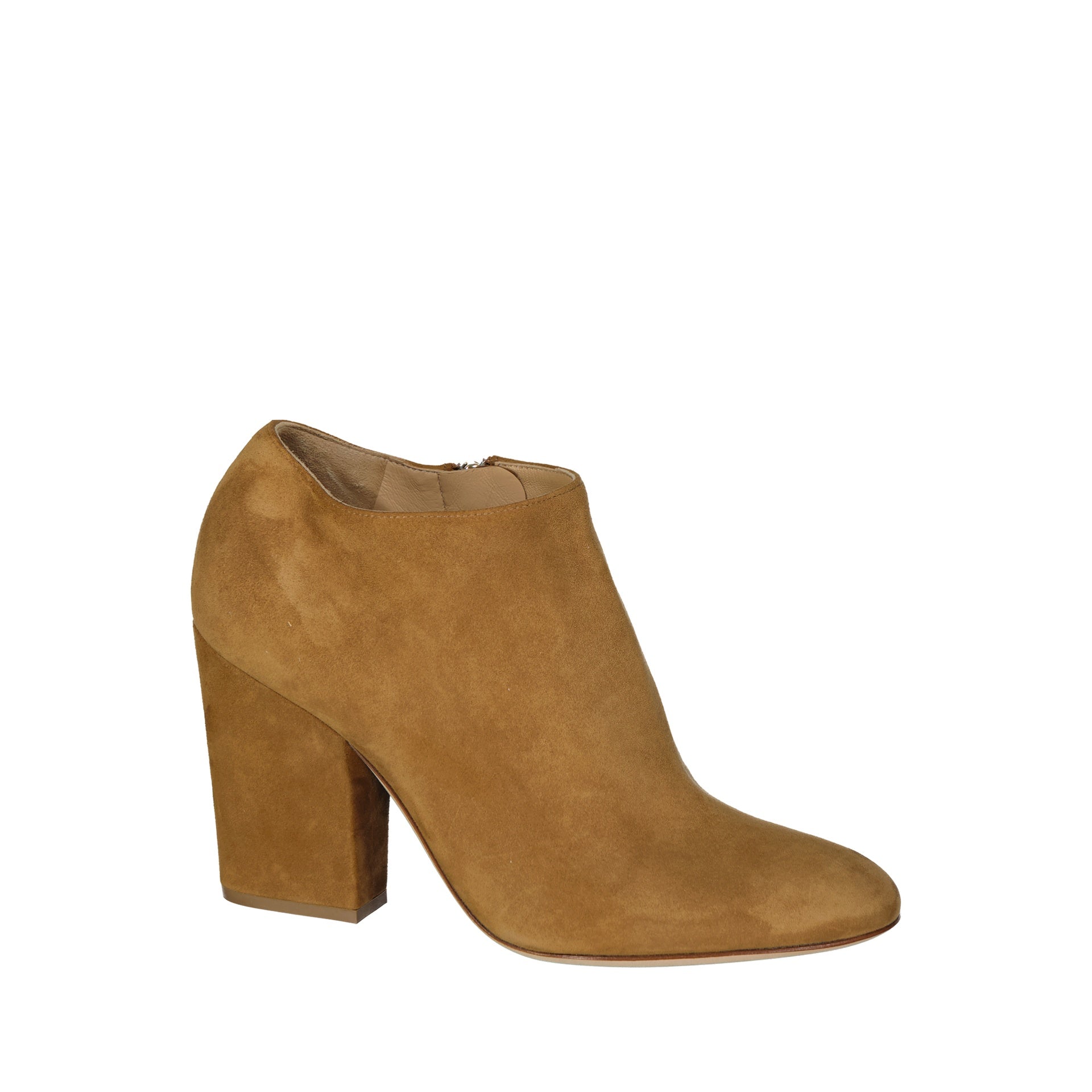 SERGIO ROSSI Leather Ankle Boots Brown – Siebentaschen