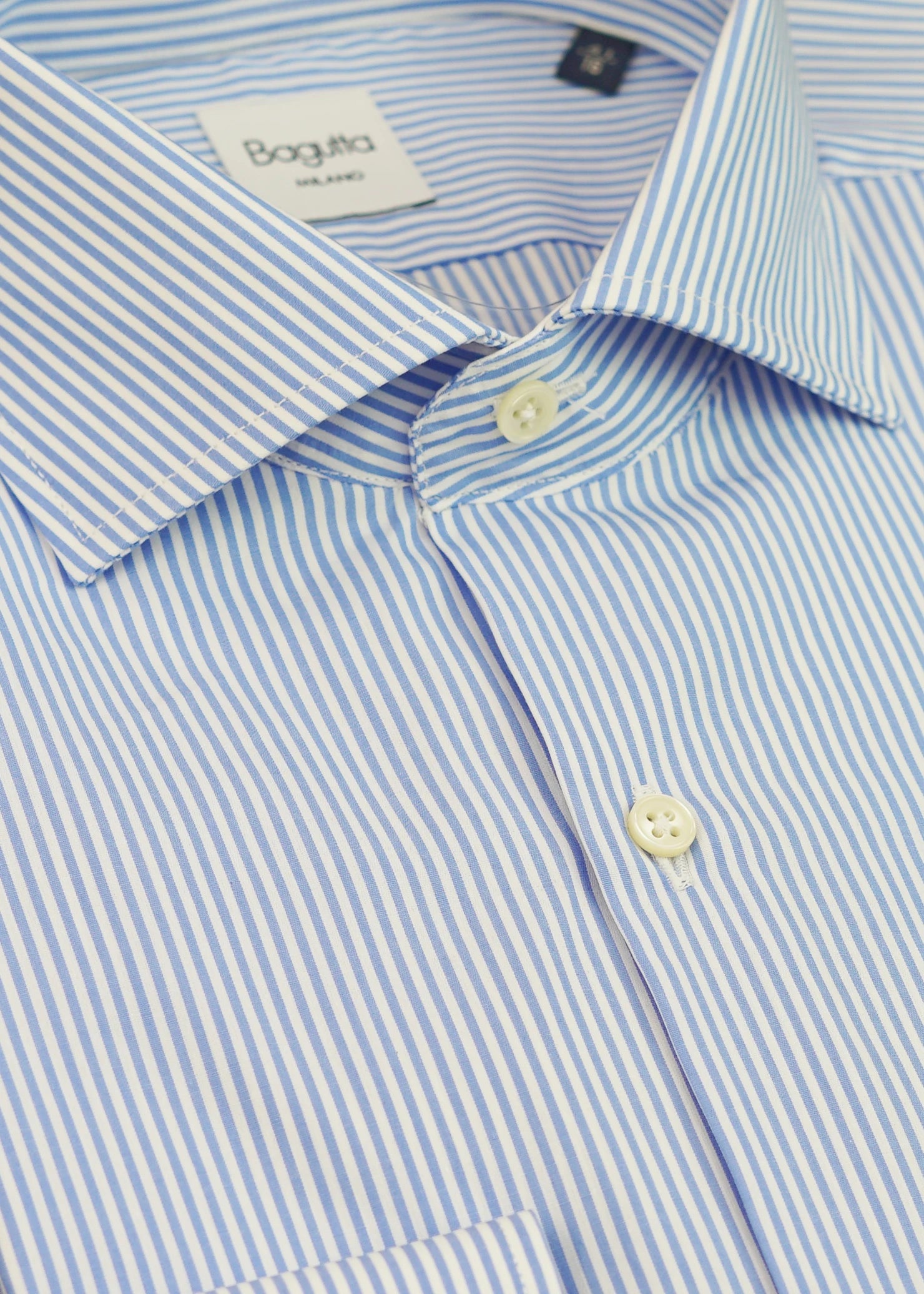 Bagutta Shirts Light Blue Man