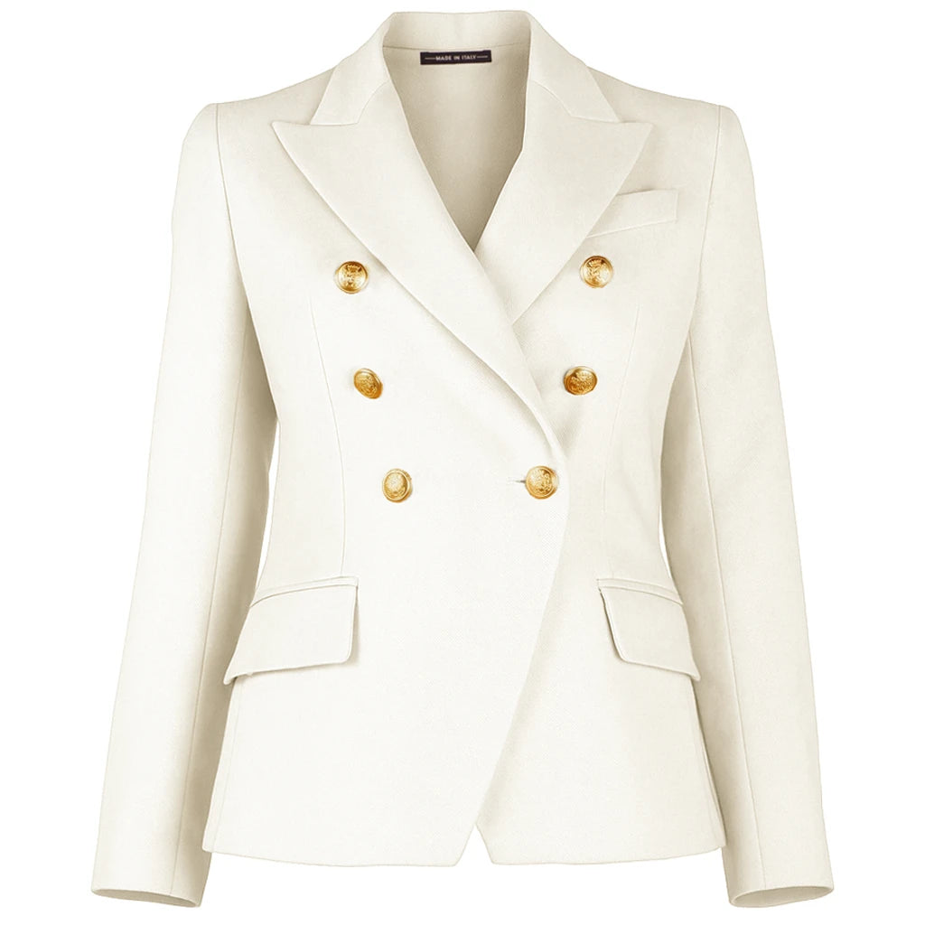 Loro Piana Fabric Formal Jacket White Woman