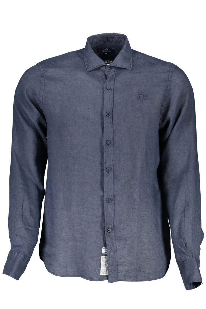 LA MARTINA LONG SLEEVE SHIRT MEN BLUE