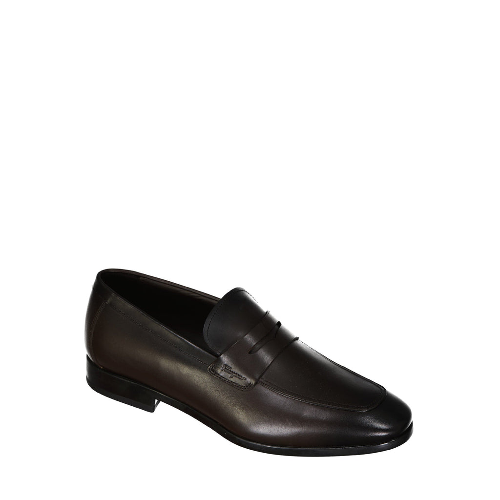 Salvatore Ferragamo Gray Loafers