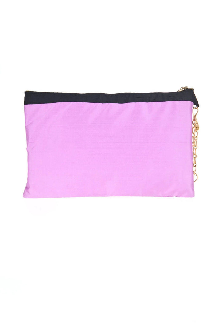 PATRIZIA PEPE PURPLE WOMAN CLUTCH
