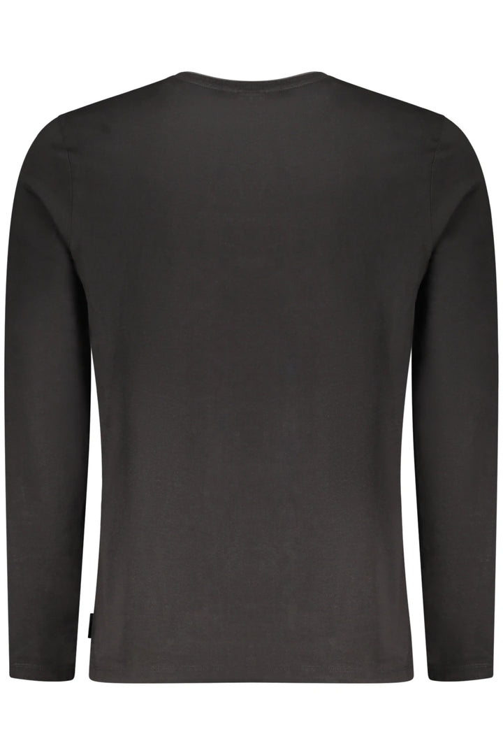 US GRAND MEN&#39;S LONG-SLEEVED BLACK T-SHIRT