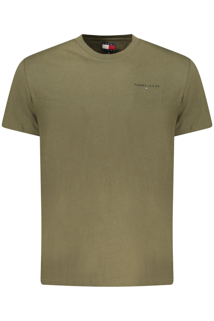 TOMMY HILFIGER MEN&#39;S SHORT-SLEEVED T-SHIRT GREEN