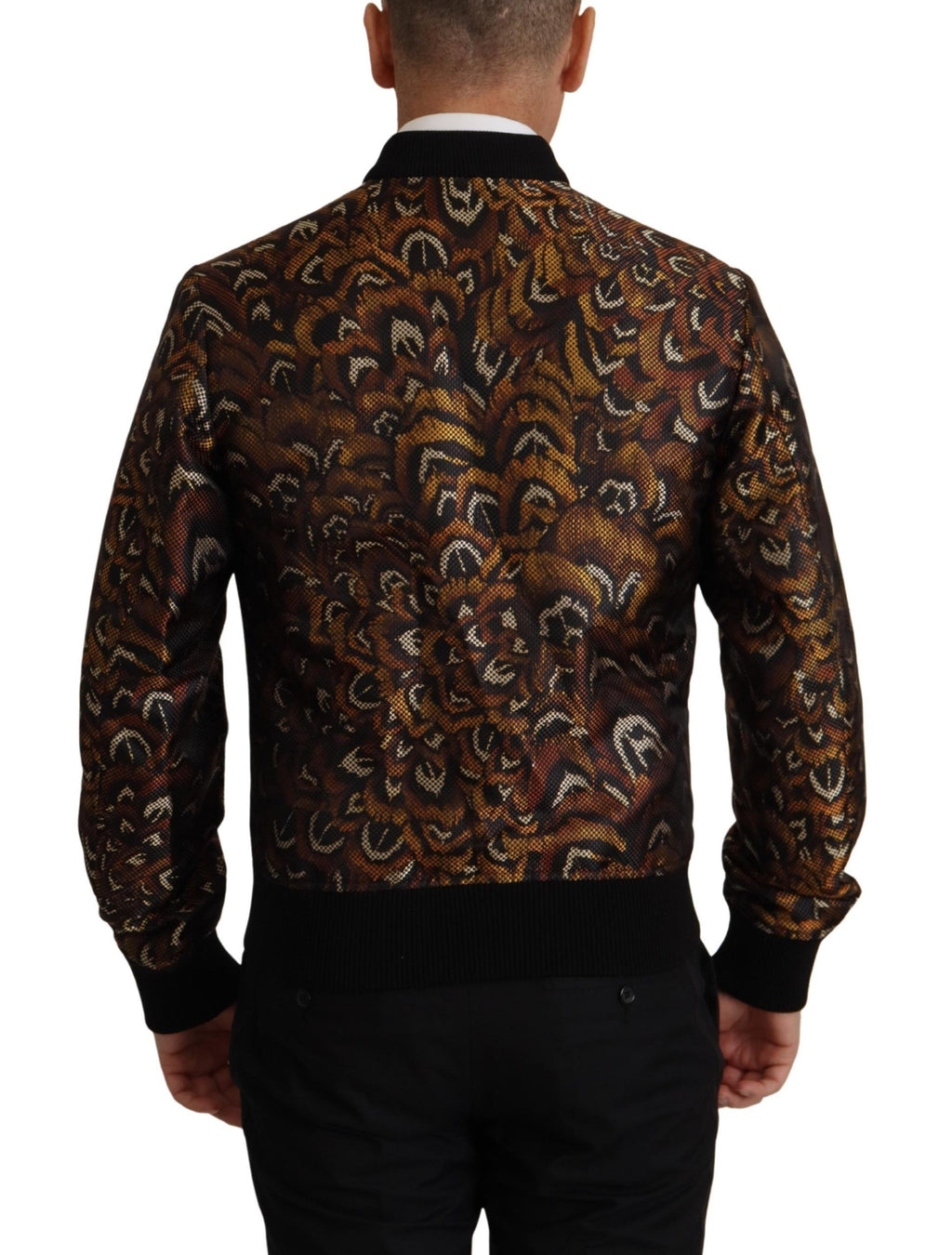 Dolce &amp; Gabbana Elegante braune Blousonjacke
