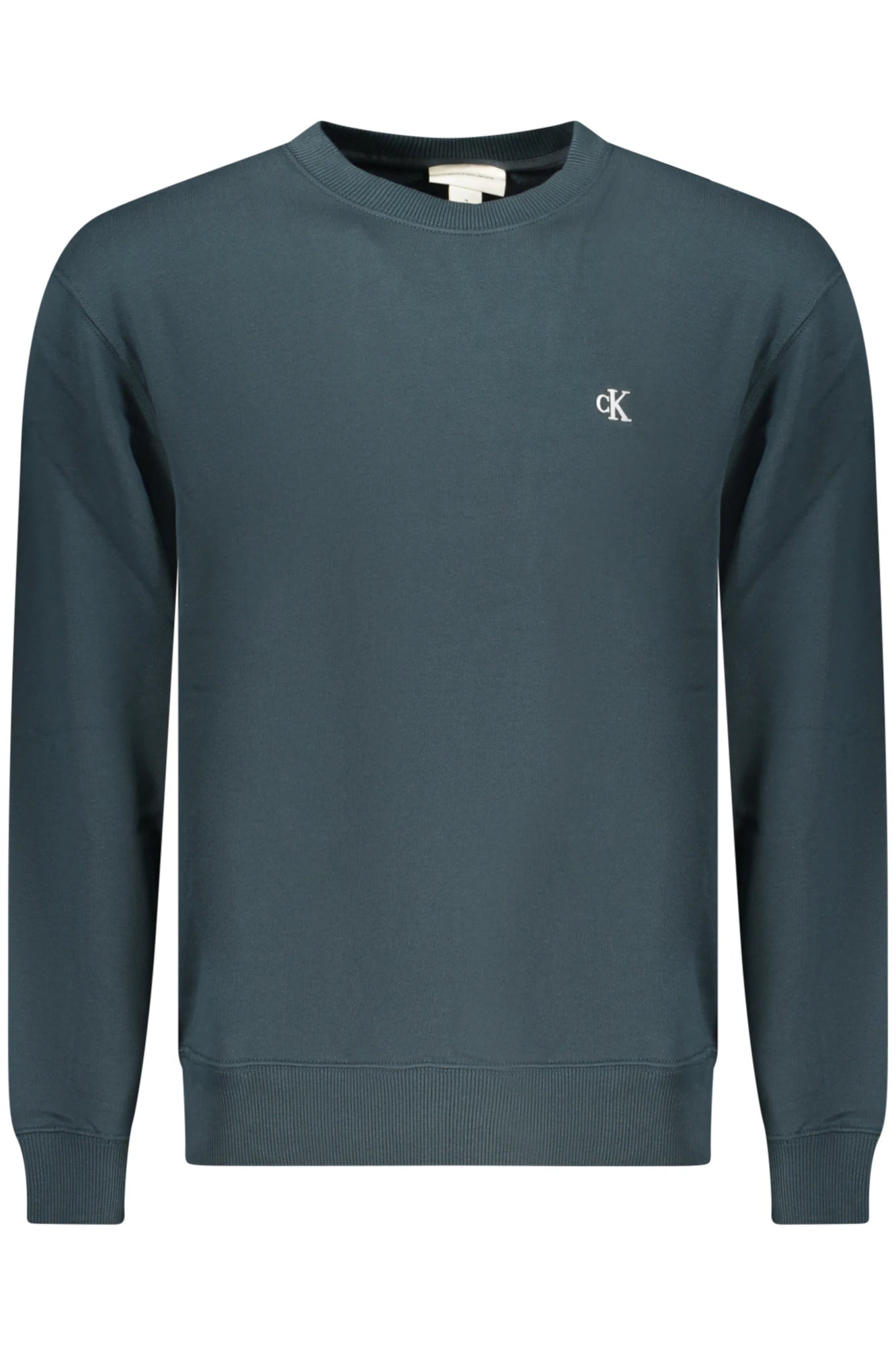 CALVIN KLEIN MEN&#39;S BLUE ZIP-UP SWEATSHIRT