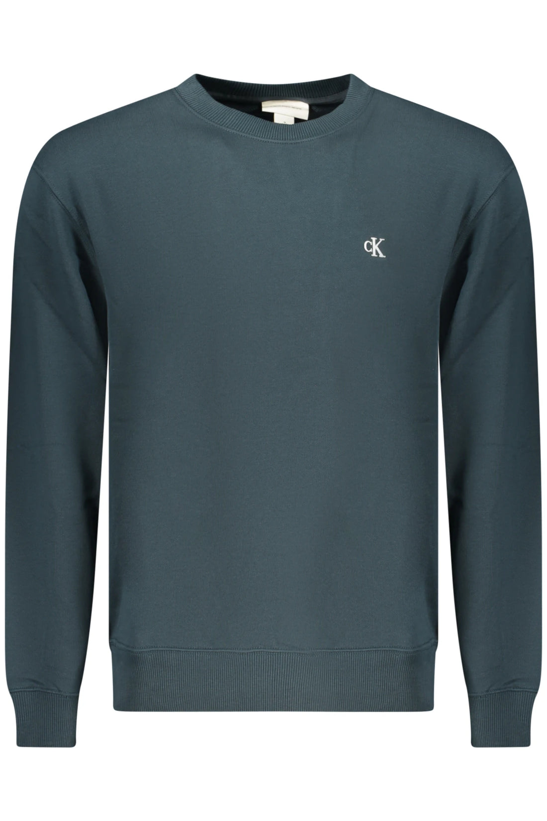 CALVIN KLEIN MEN&#39;S BLUE ZIP-UP SWEATSHIRT