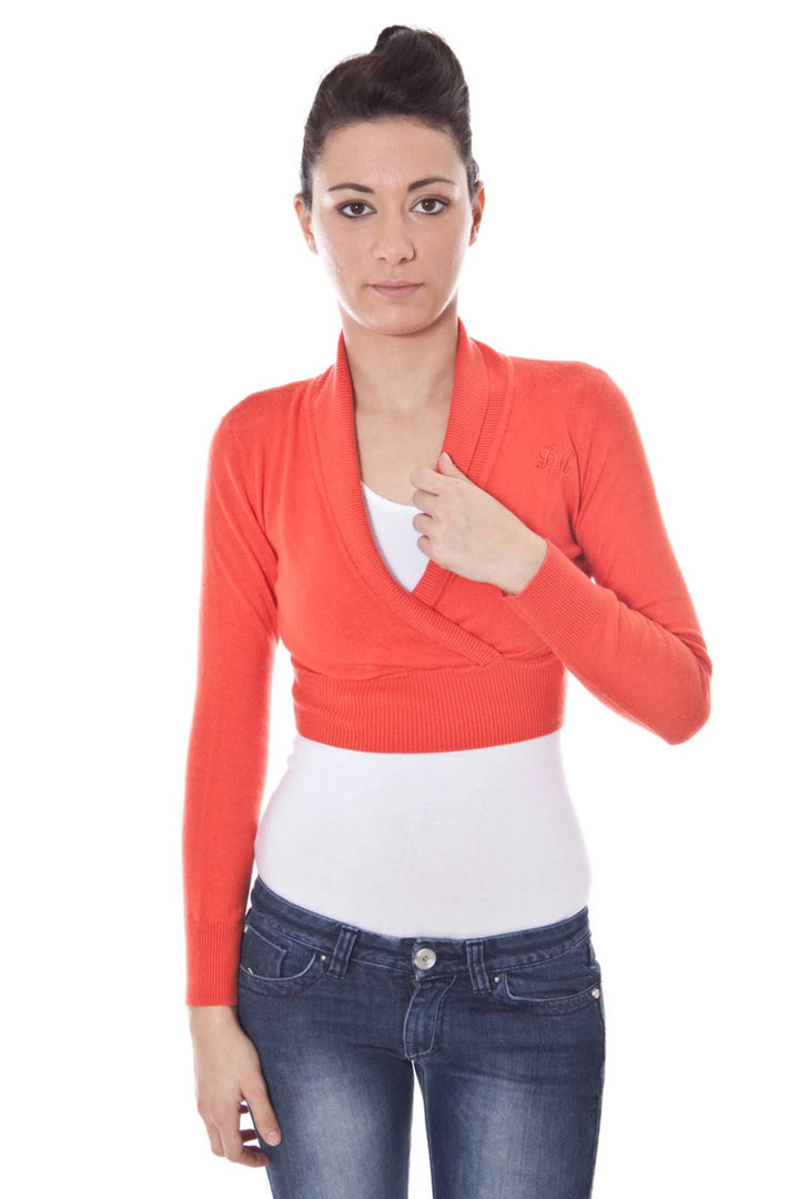 DATCH SHRUG LONG SLEEVE WOMAN RED