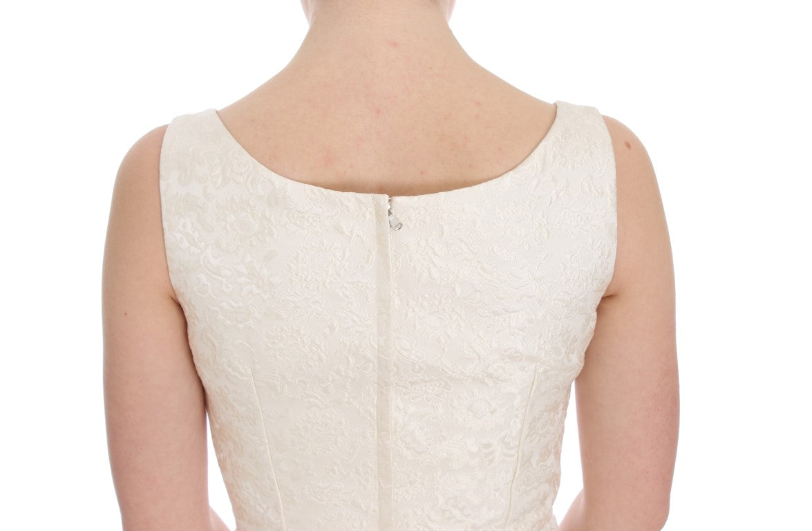 Robe fourreau élégante en brocart floral Dolce &amp; Gabbana