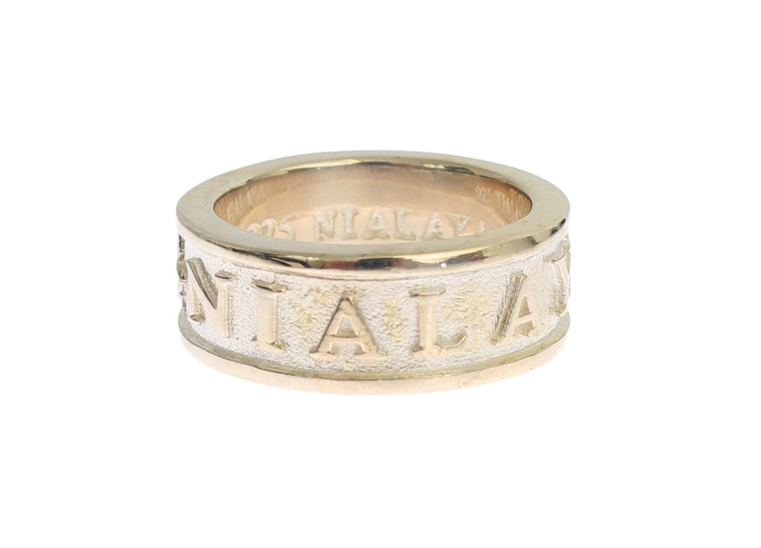 Bague Nialaya en argent sterling pour homme