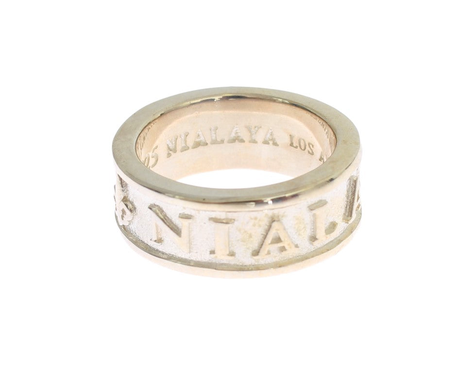 Bague Nialaya en argent sterling pour homme