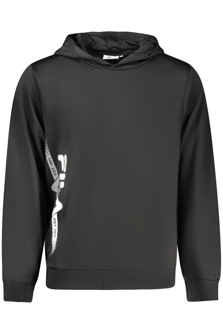 FILA MEN&#39;S BLACK ZIP-UP SWEATSHIRT