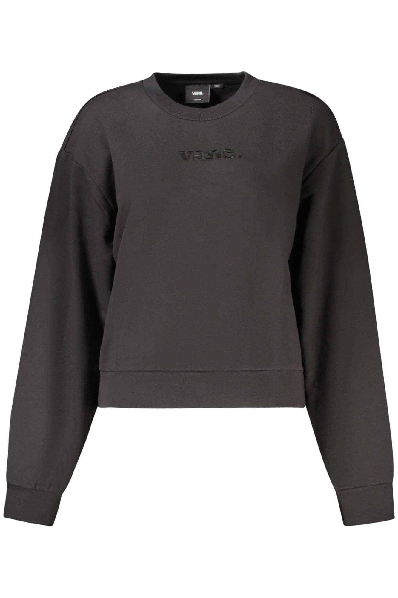 VANS WOMEN&#39;S ZIP-UP SWEATSHIRT BLACK