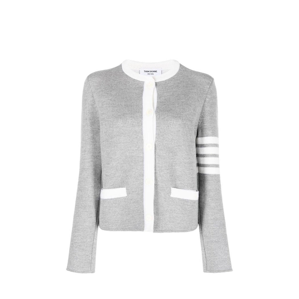Thom Browne 4- Bar Wool Cardigan