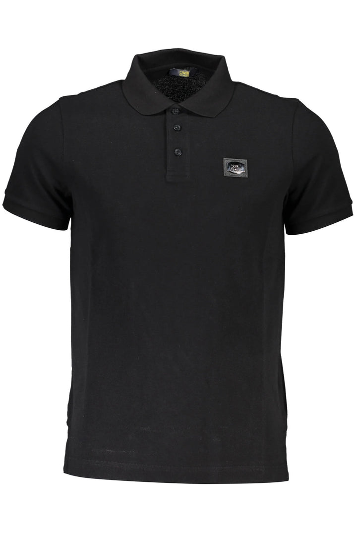 CAVALLI CLASS POLO SHORT SLEEVE MEN BLACK