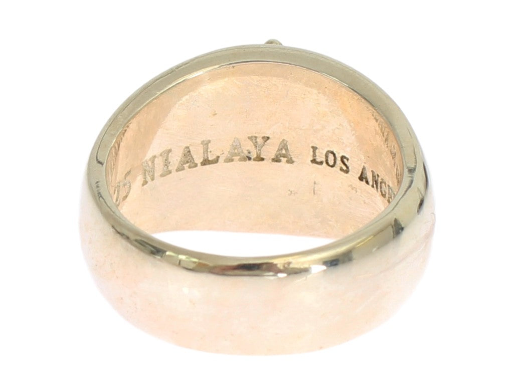 Bague pour homme Nialaya en argent
