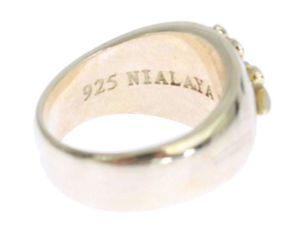 Bague pour homme Nialaya en argent
