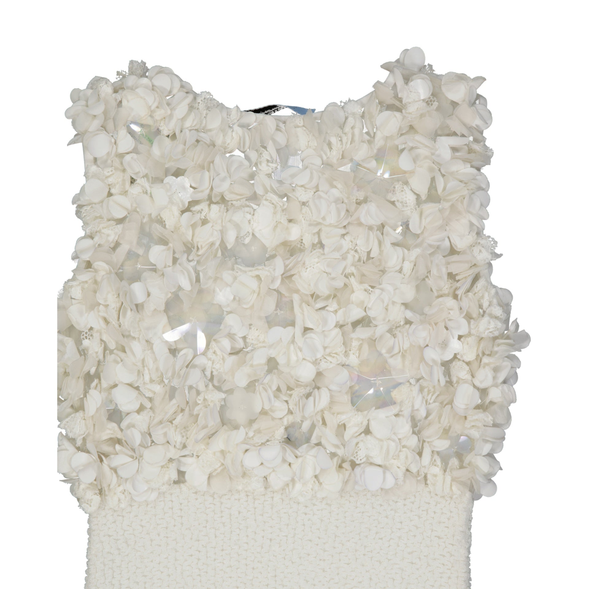 Blumarine Flower-Applique Mini Dress