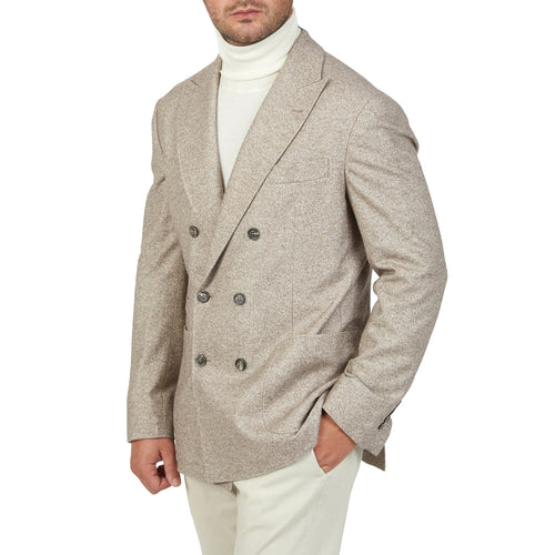 Brunello Cucinelli Double-Breasted Wool Jacket – Siebentaschen