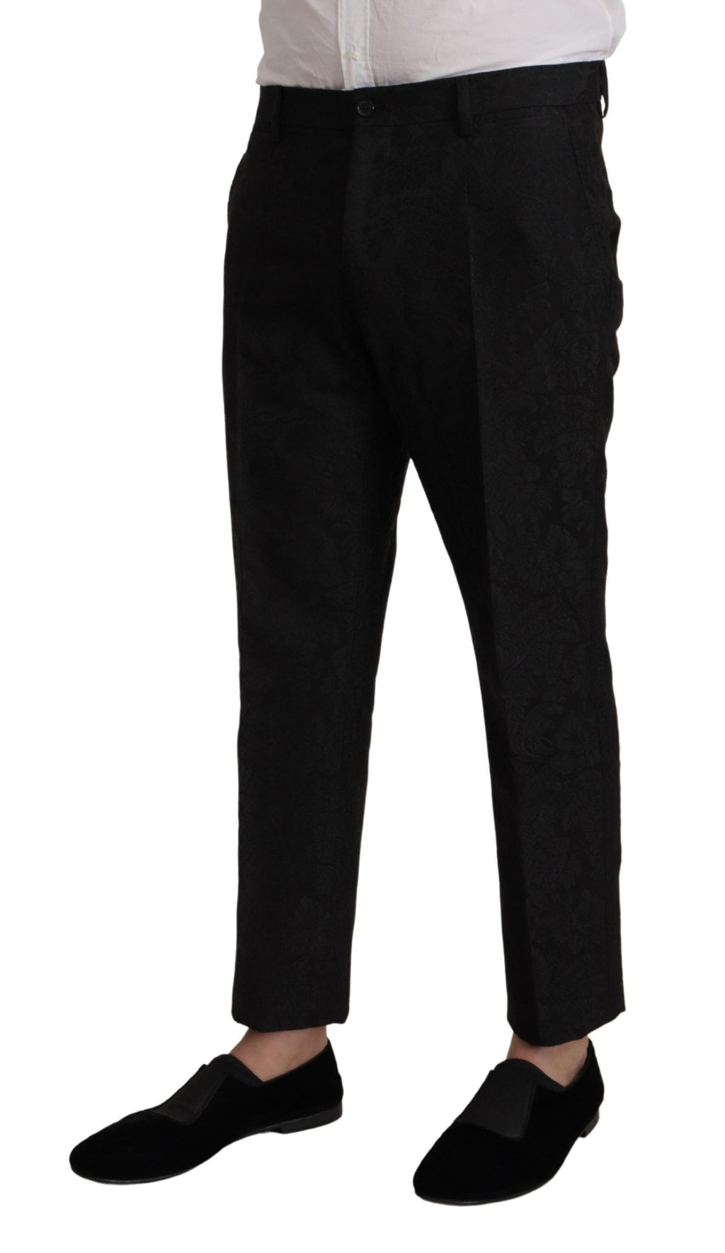 Dolce &amp; Gabbana Eleganter schwarzer zweiteiliger Martini-Anzug