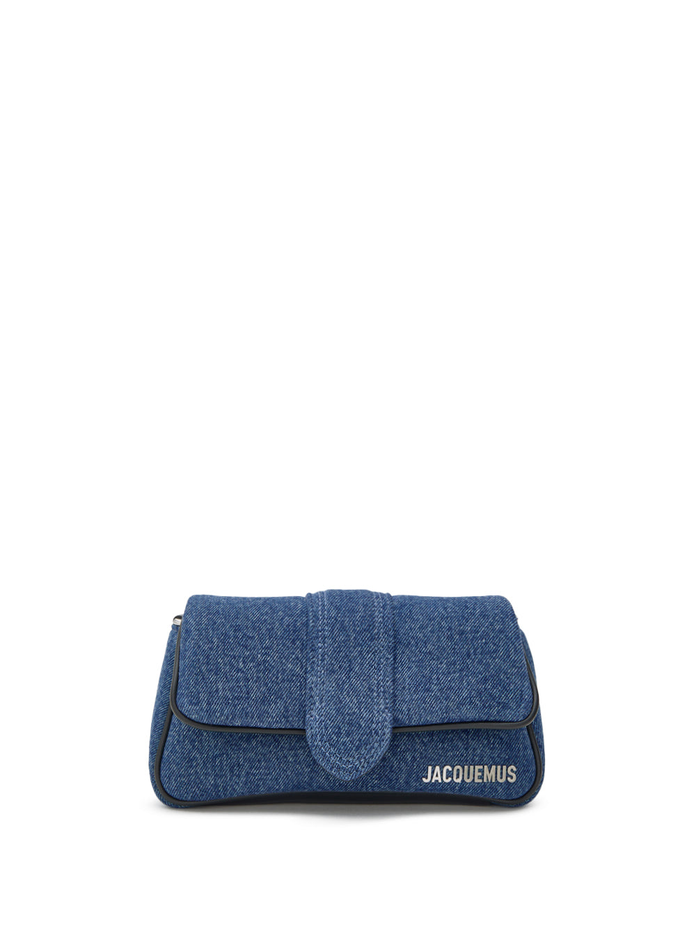 Jacquemus Le Petit Bambimou Mini Shoulder Bag in Denim Cotton and Leather