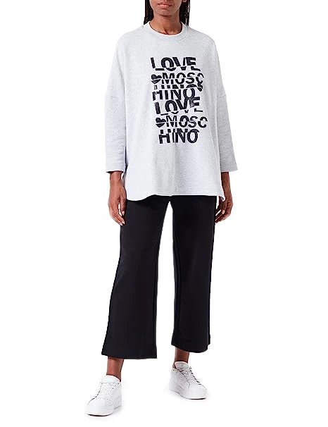 Love Moschino Sweatshirts Grey Woman