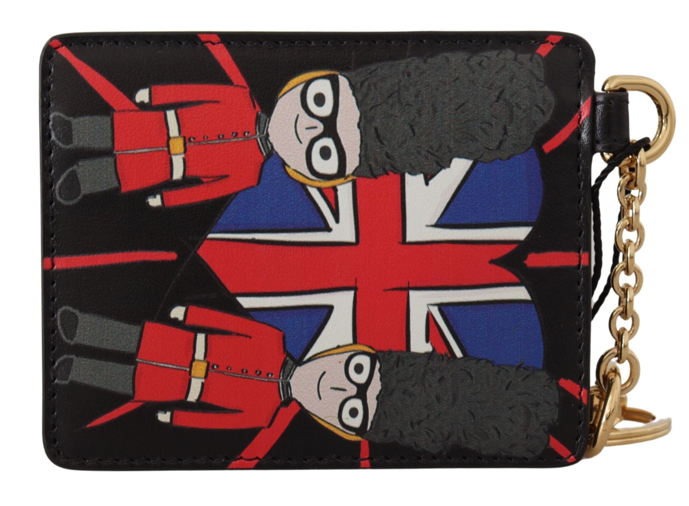 Portefeuille élégant en cuir Dolce &amp; Gabbana avec porte-clés