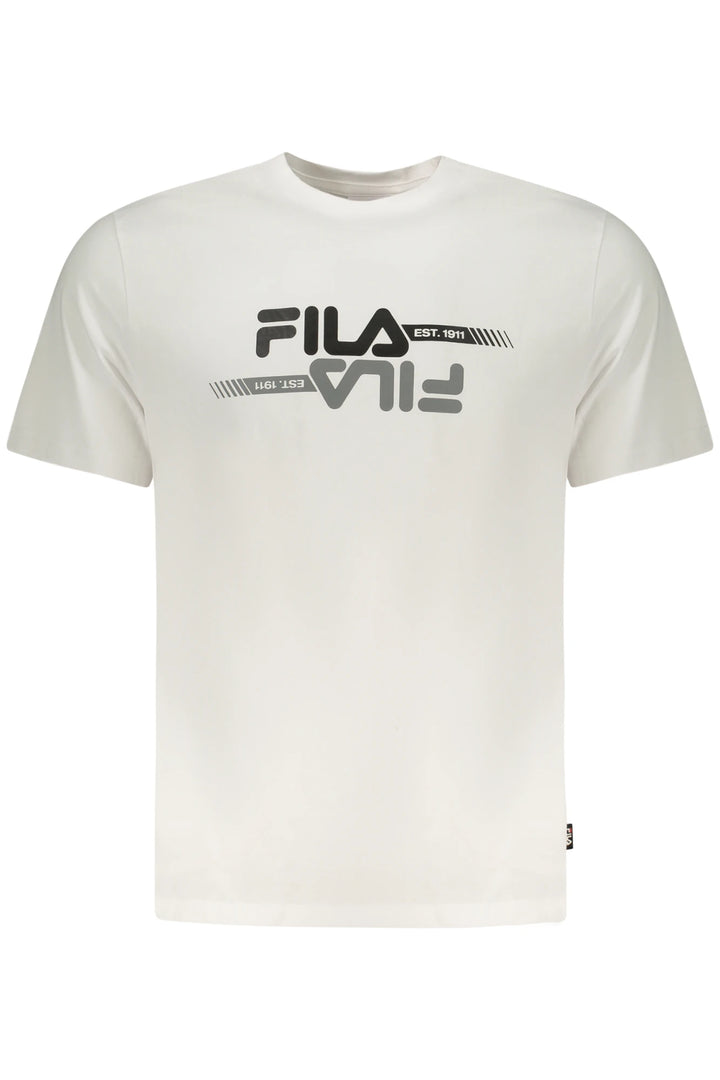 FILA MEN&#39;S SHORT-SLEEVED T-SHIRT WHITE