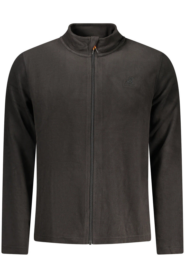 US GRAND MEN S BLACK ZIP-UP SWEATSHIRT
