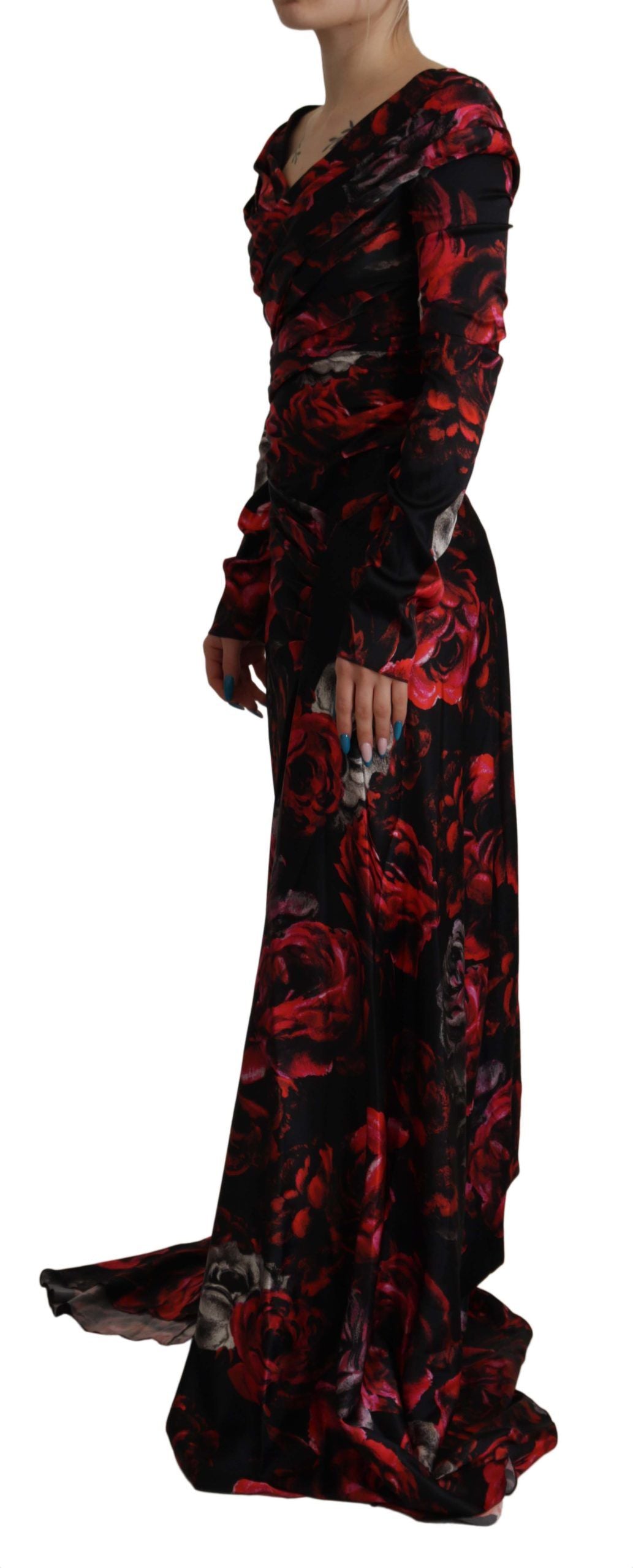 Robe fourreau trapèze florale élégante Dolce &amp; Gabbana