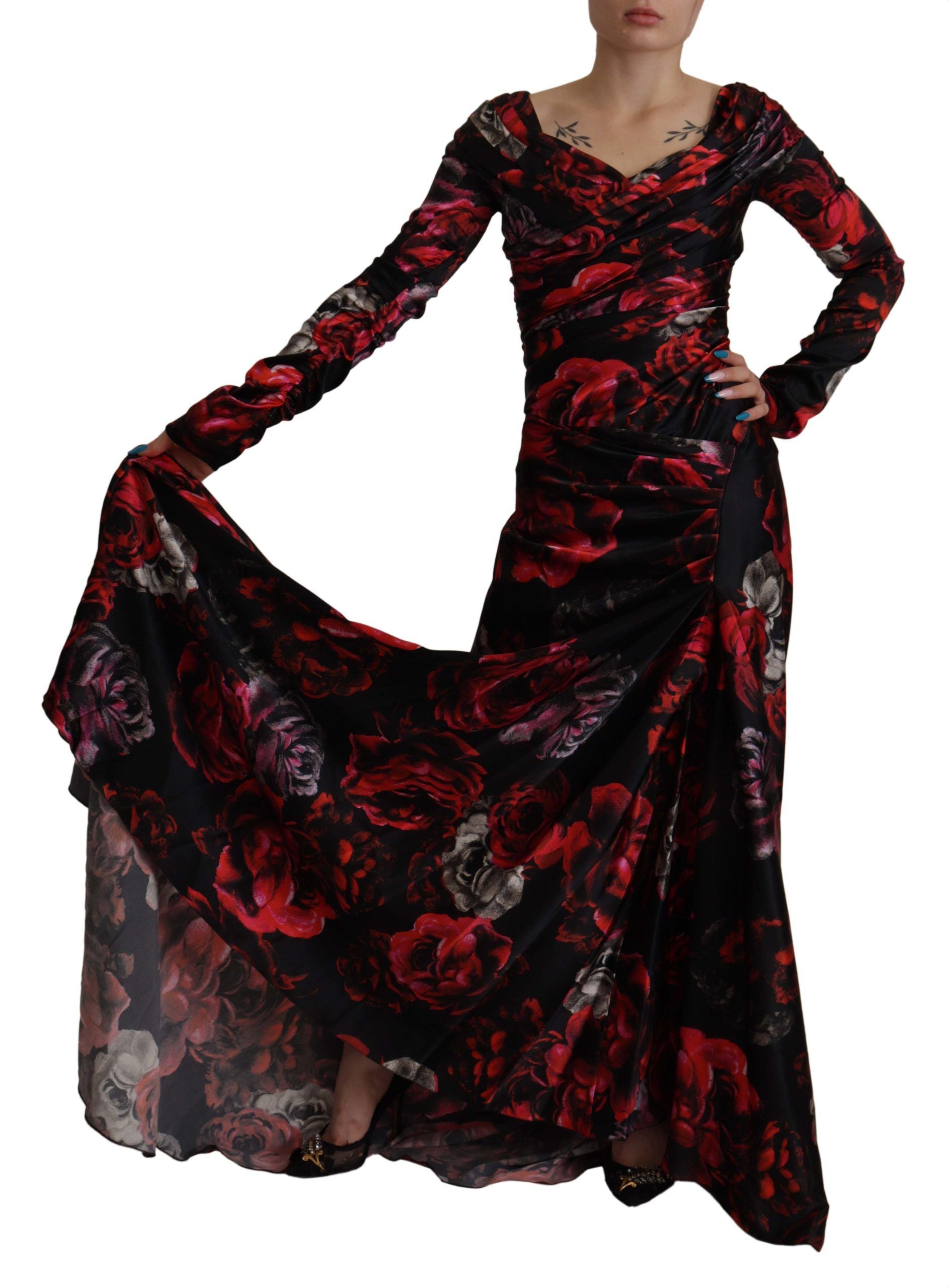 Robe fourreau trapèze florale élégante Dolce &amp; Gabbana