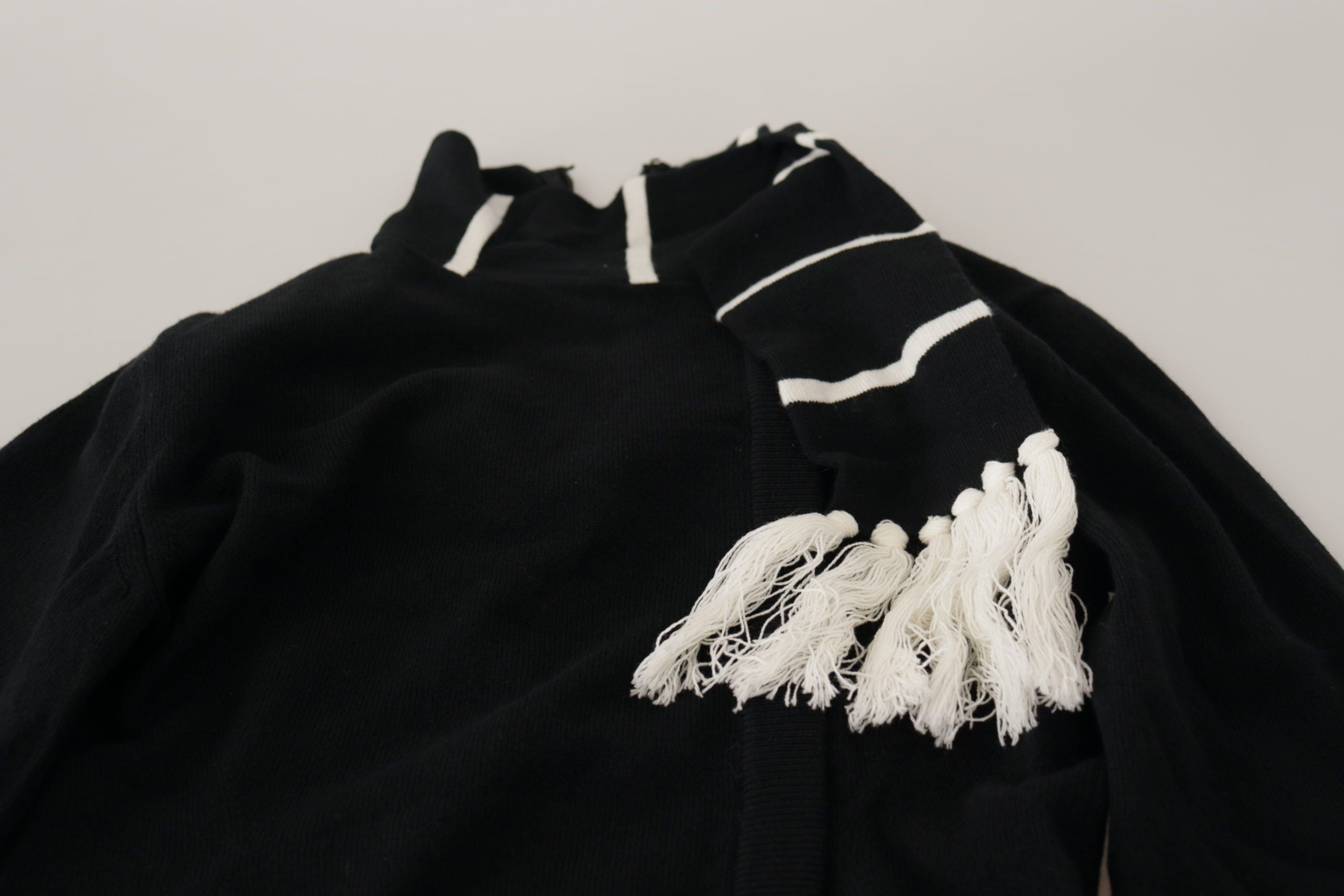 Dolce &amp; Gabbana Eleganter schwarzer Rollkragenpullover aus Kaschmir