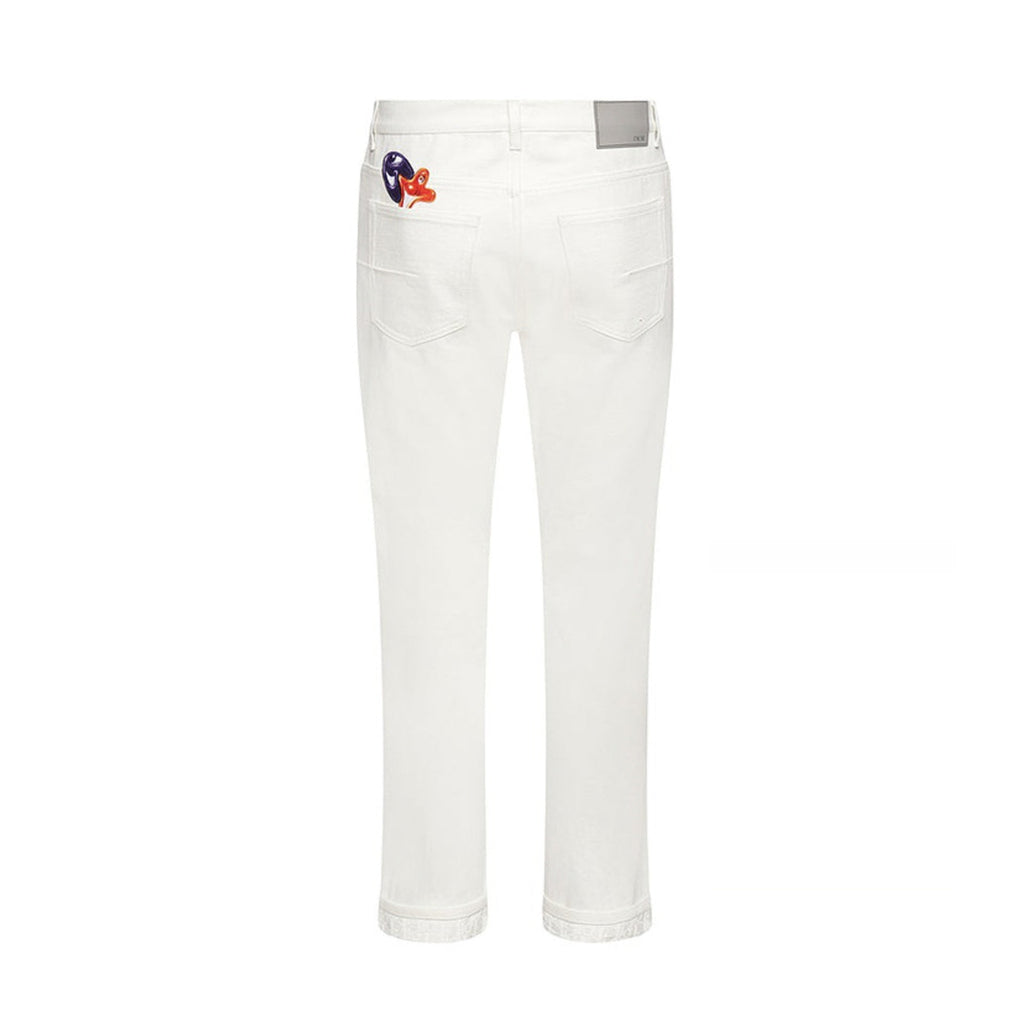 Dior KennyScharf Patches Jeans