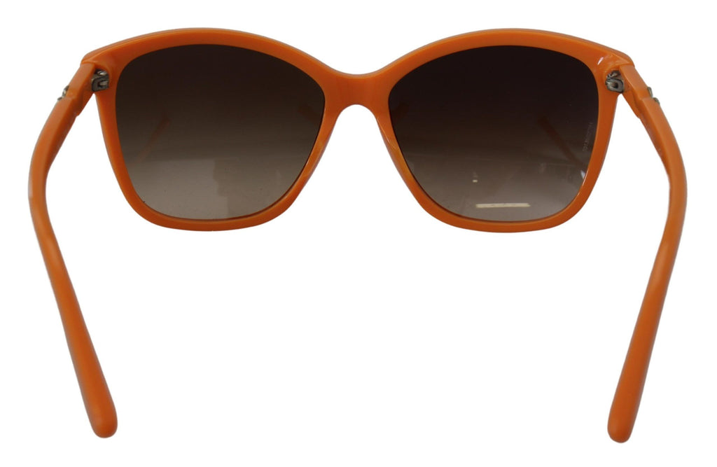 Dolce &amp; Gabbana Schicke orange runde Sonnenbrille für Damen