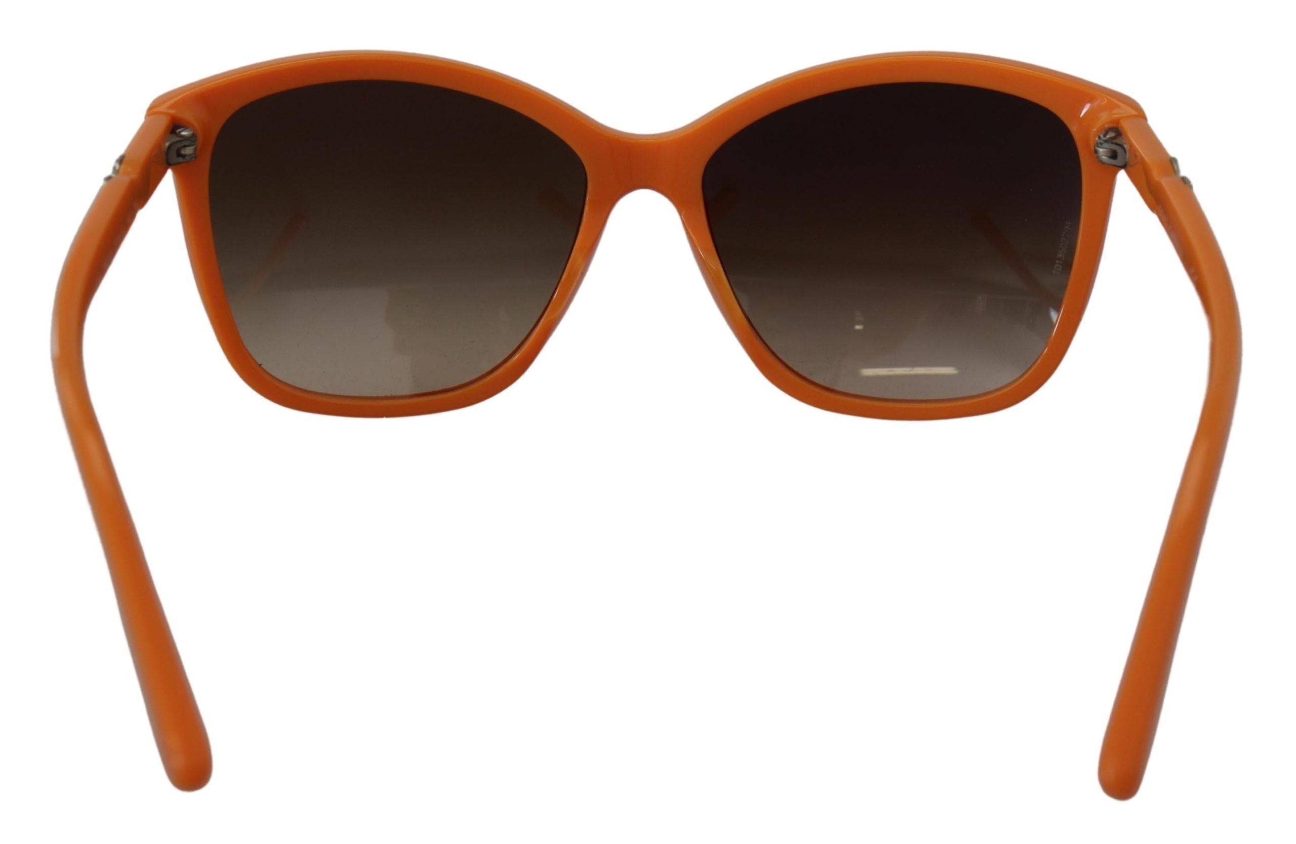 Dolce &amp; Gabbana Schicke orange runde Sonnenbrille für Damen