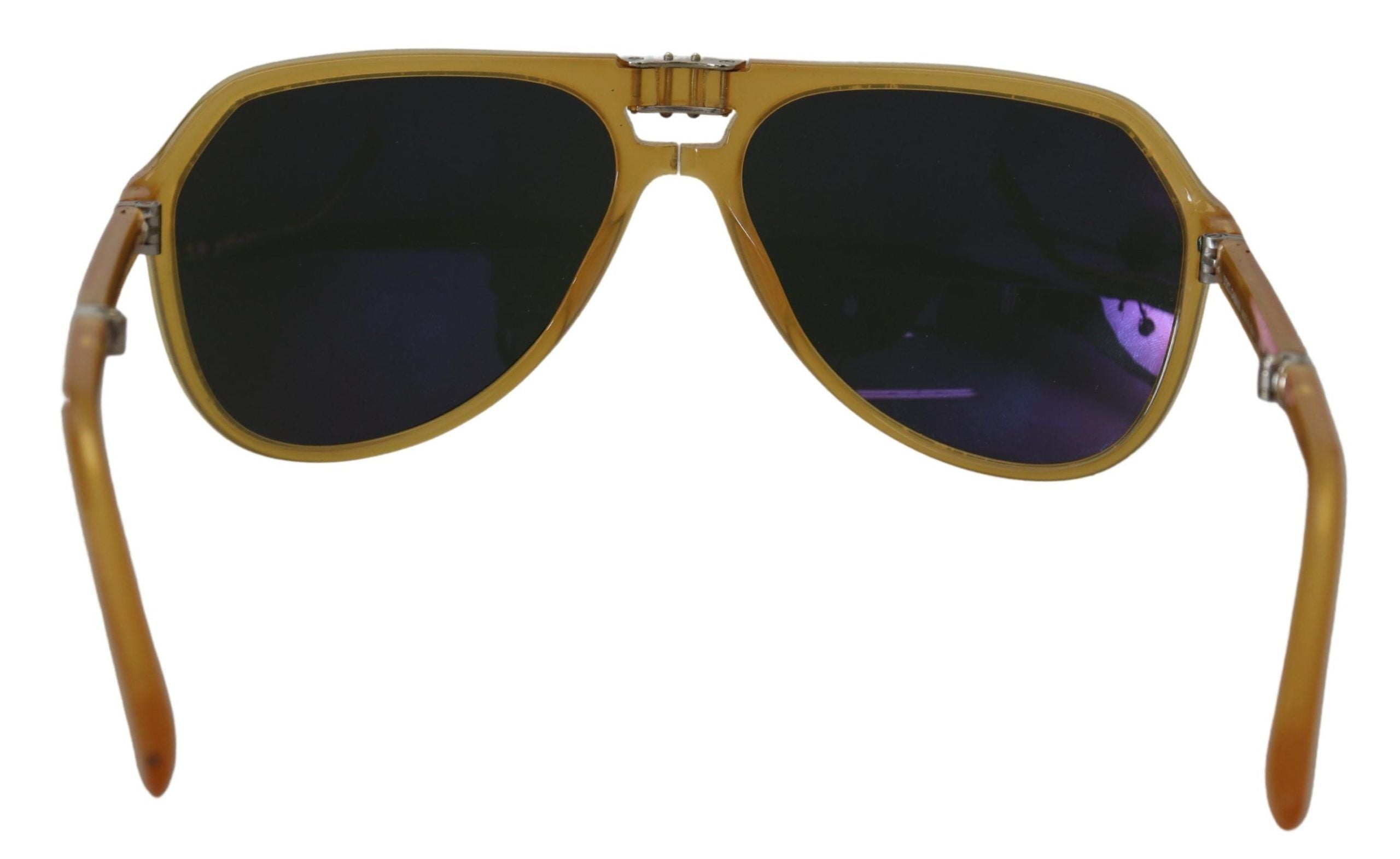 Dolce &amp; Gabbana – Schicke gelbe Pilotensonnenbrille aus Acetat