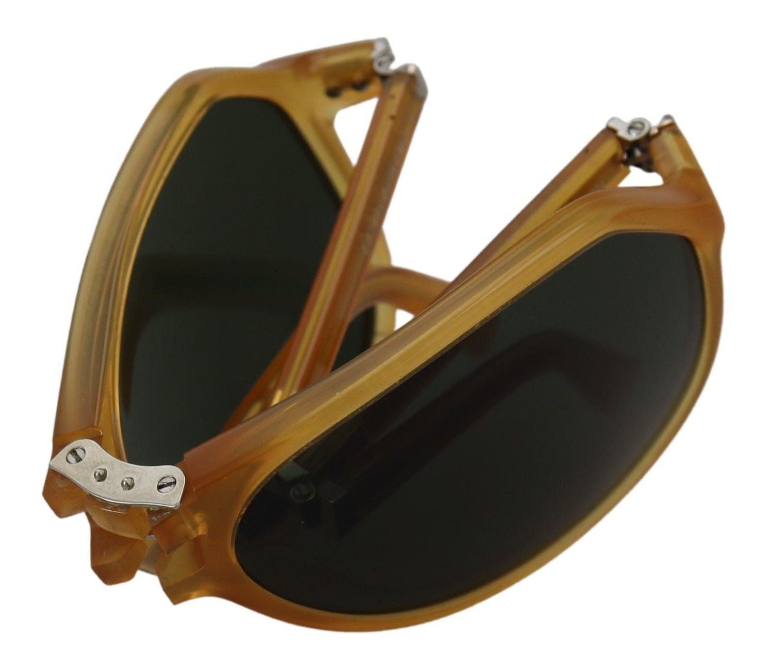 Dolce &amp; Gabbana – Schicke gelbe Pilotensonnenbrille aus Acetat