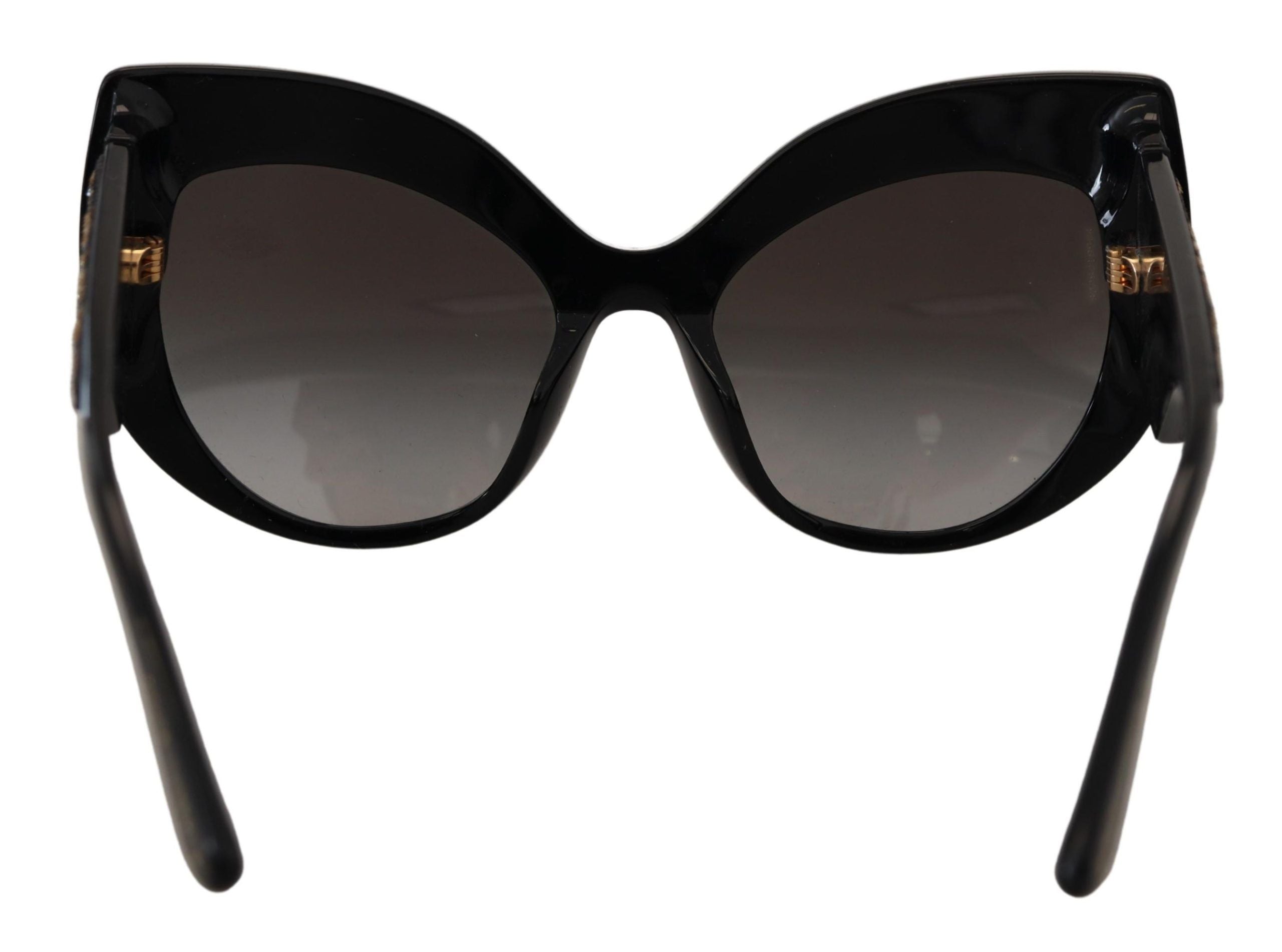 Dolce &amp; Gabbana – Schmetterlings-Sonnenbrille mit polarisierten Pailletten