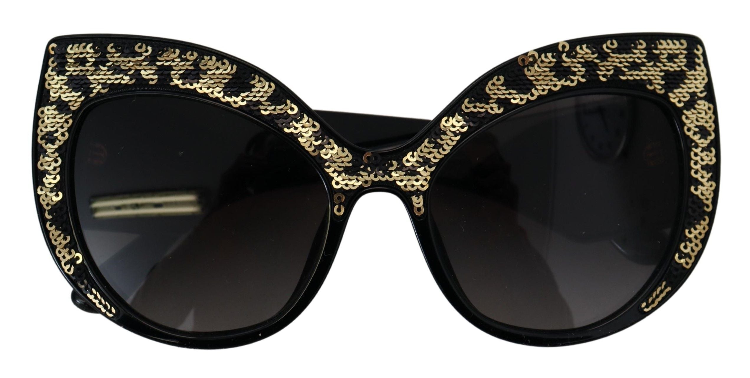 Dolce &amp; Gabbana – Schmetterlings-Sonnenbrille mit polarisierten Pailletten