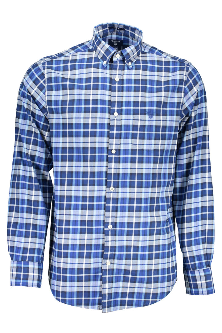 GANT LONG SLEEVE SHIRT MEN BLUE