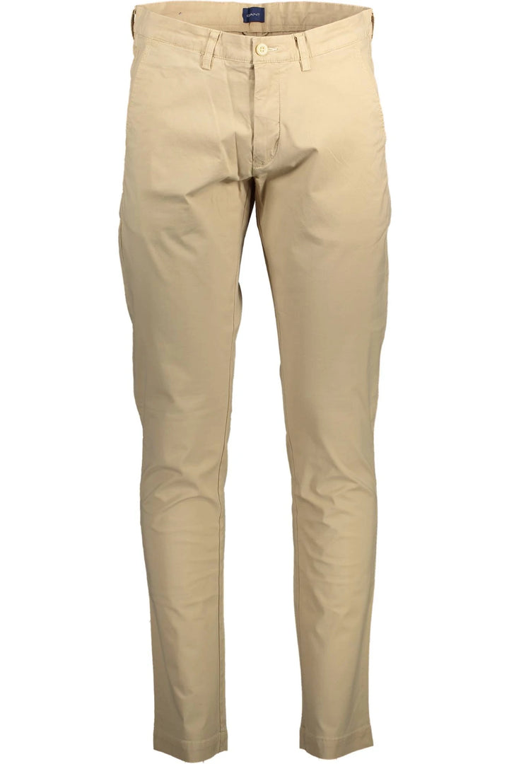 GANT MEN&#39;S TROUSERS BEIGE