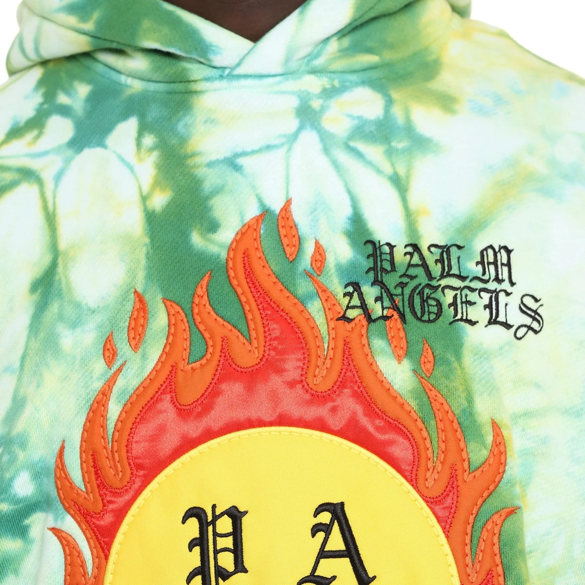 Palm Angels Hoodie Patch Sweatshirt