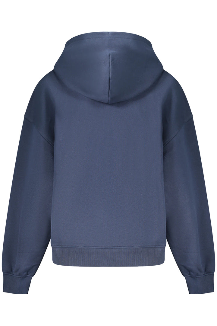TOMMY HILFIGER WOMEN&#39;S BLUE ZIP-UP SWEATSHIRT