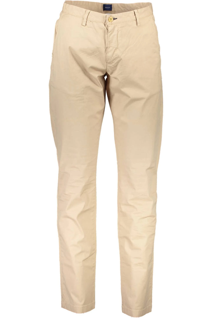 GANT BEIGE MEN&#39;S TROUSERS